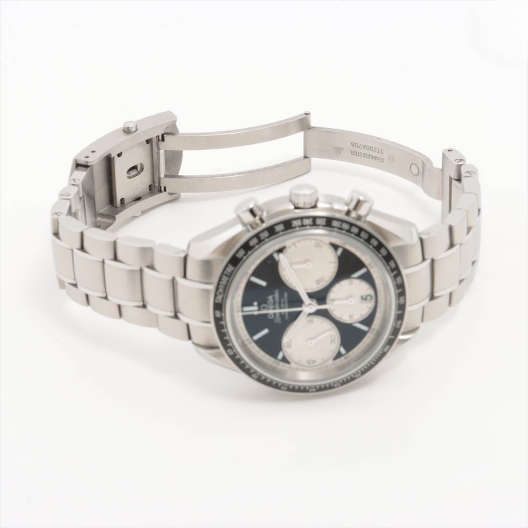 Omega Speedmaster Black Stainless Steel Wristwatch