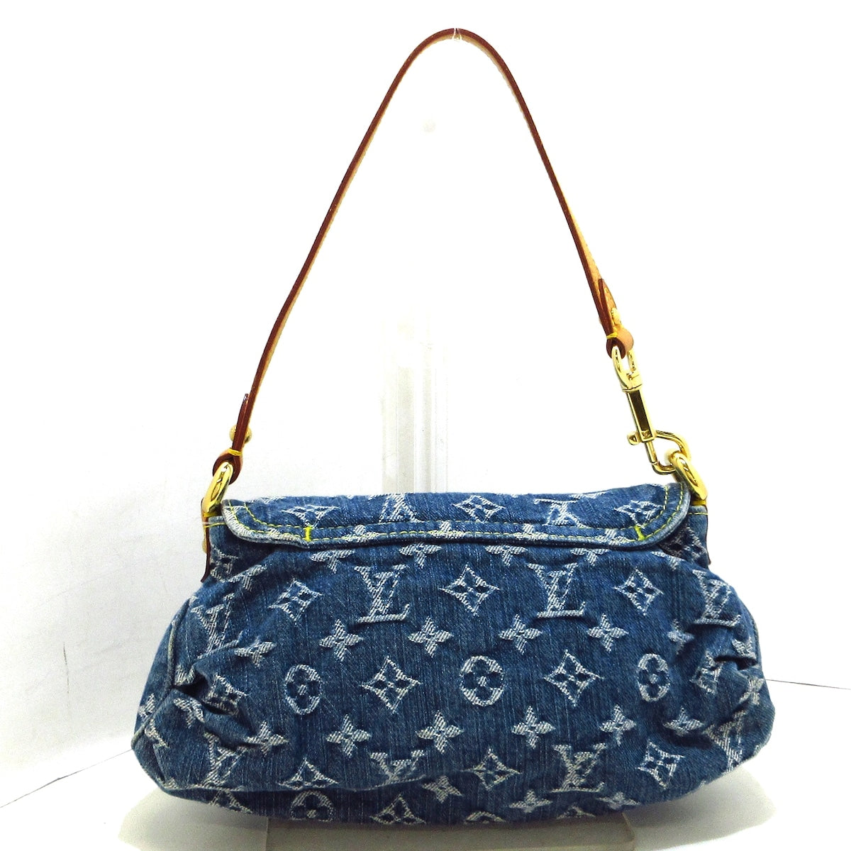 Louis Vuitton Pleaty Monogram Denim Handtasche 