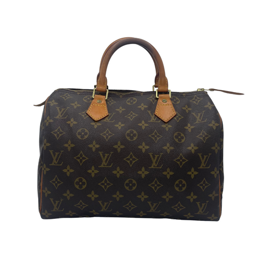 Louis Vuitton Speedy 30 Monogram Handbag with Box