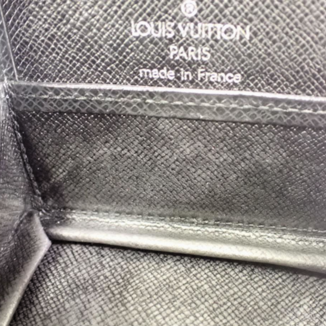 Louis Vuitton Coin Case Taiga Porto Monet Bowat M30382 Ardoise Purse