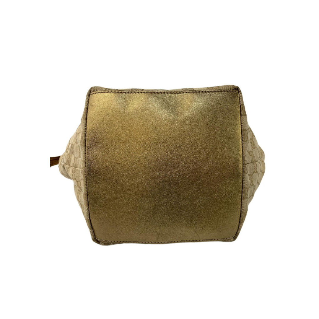 Gucci Shelly Beige GG Supreme Canvas Handbag