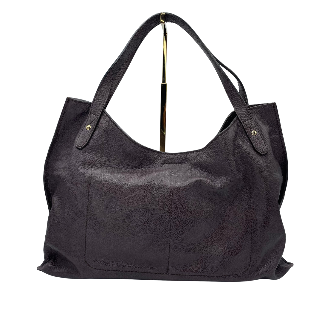 The Bridge Shopper in Hammered Leather