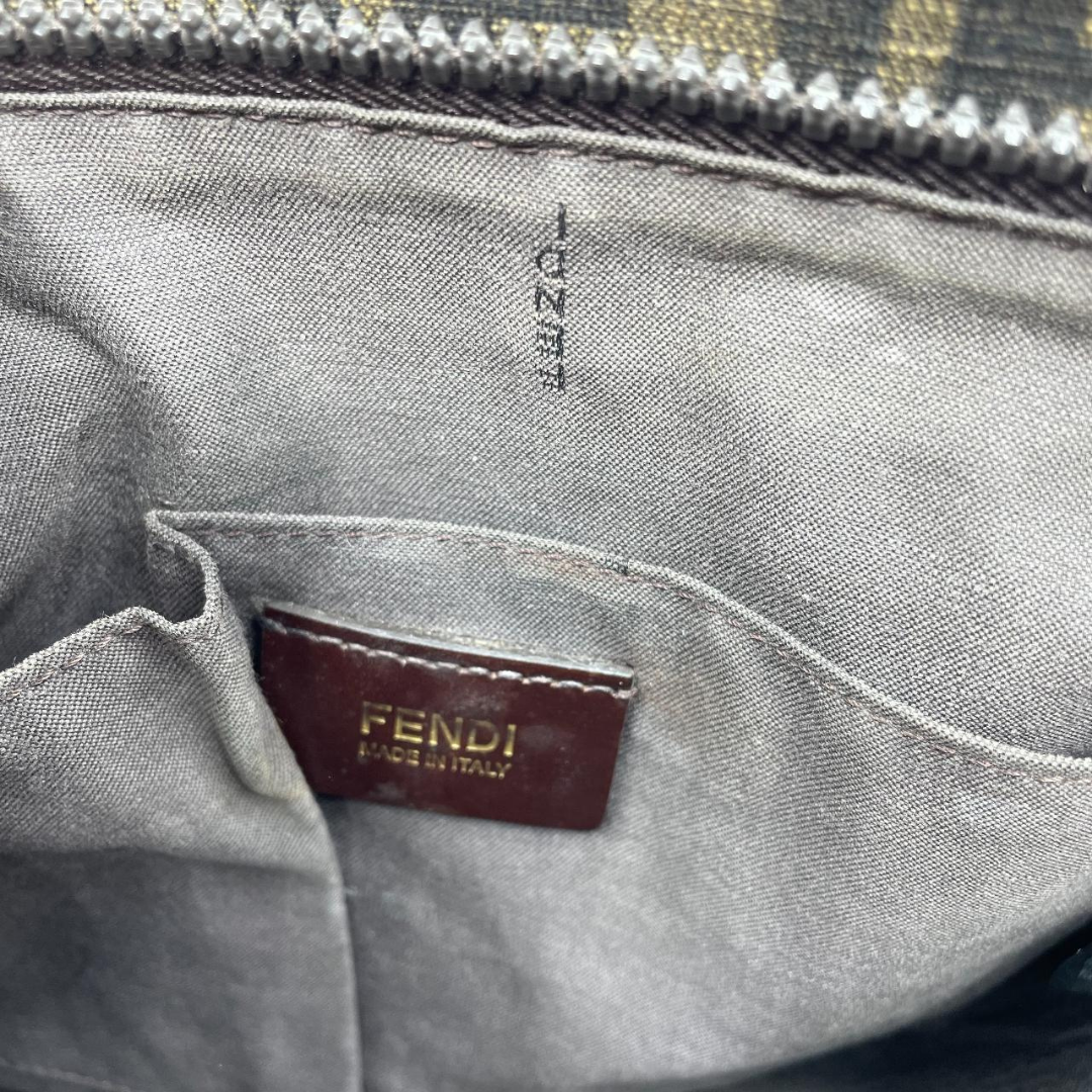 Fendi Zucca Monogram Shoulder Bag MM