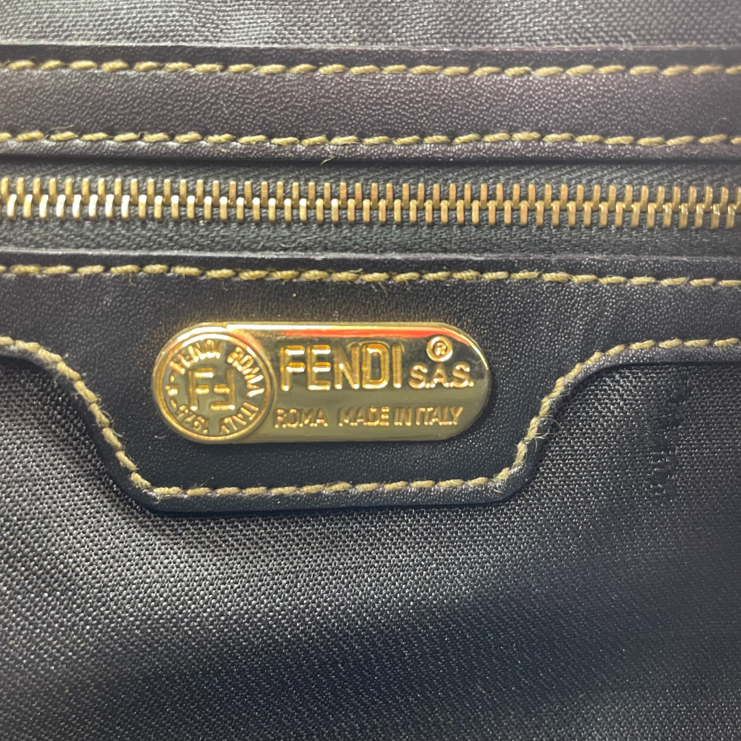 Fendi Pequin Shoulder Bag
