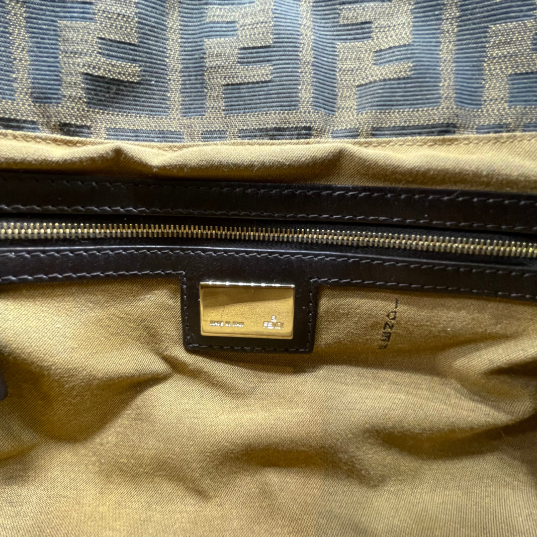 Fendi Chef Zucca Monogram Shoulder Bag