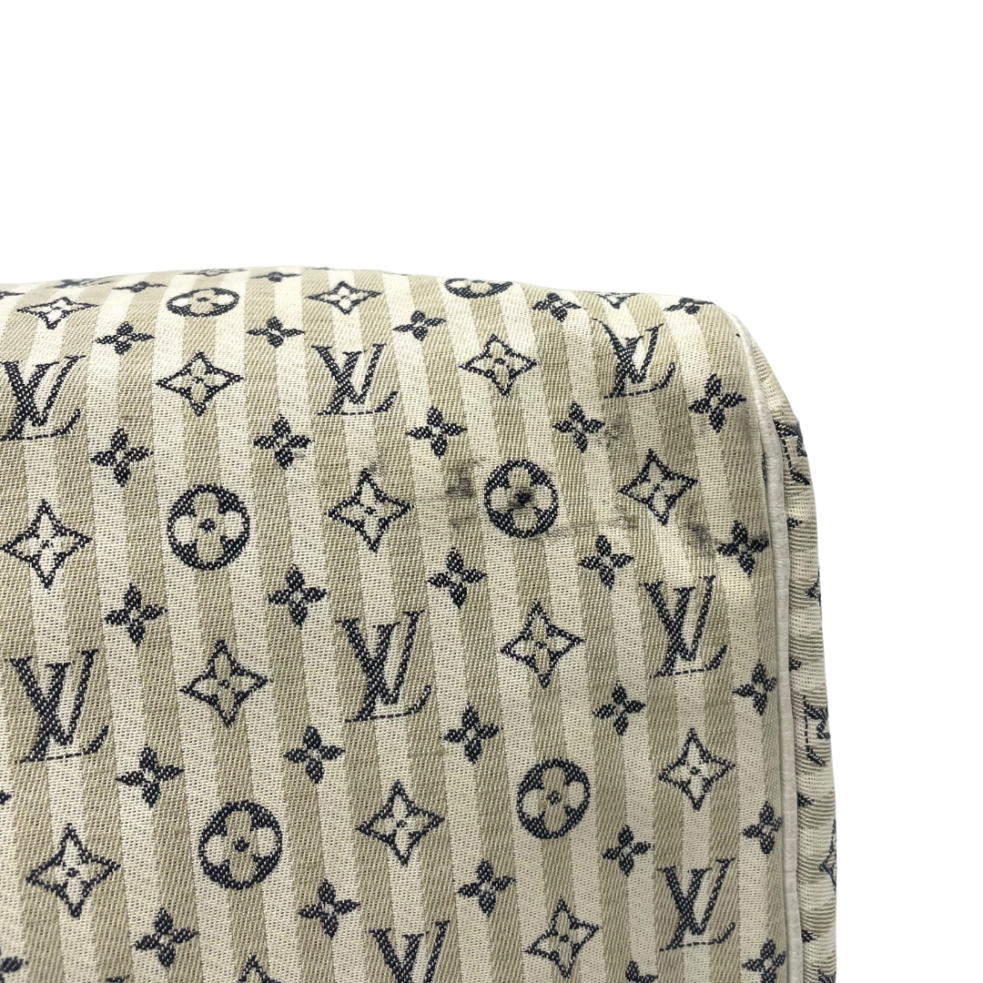 Louis Vuitton Speedy 30 Monogram Mini Lin Croisette Bleu