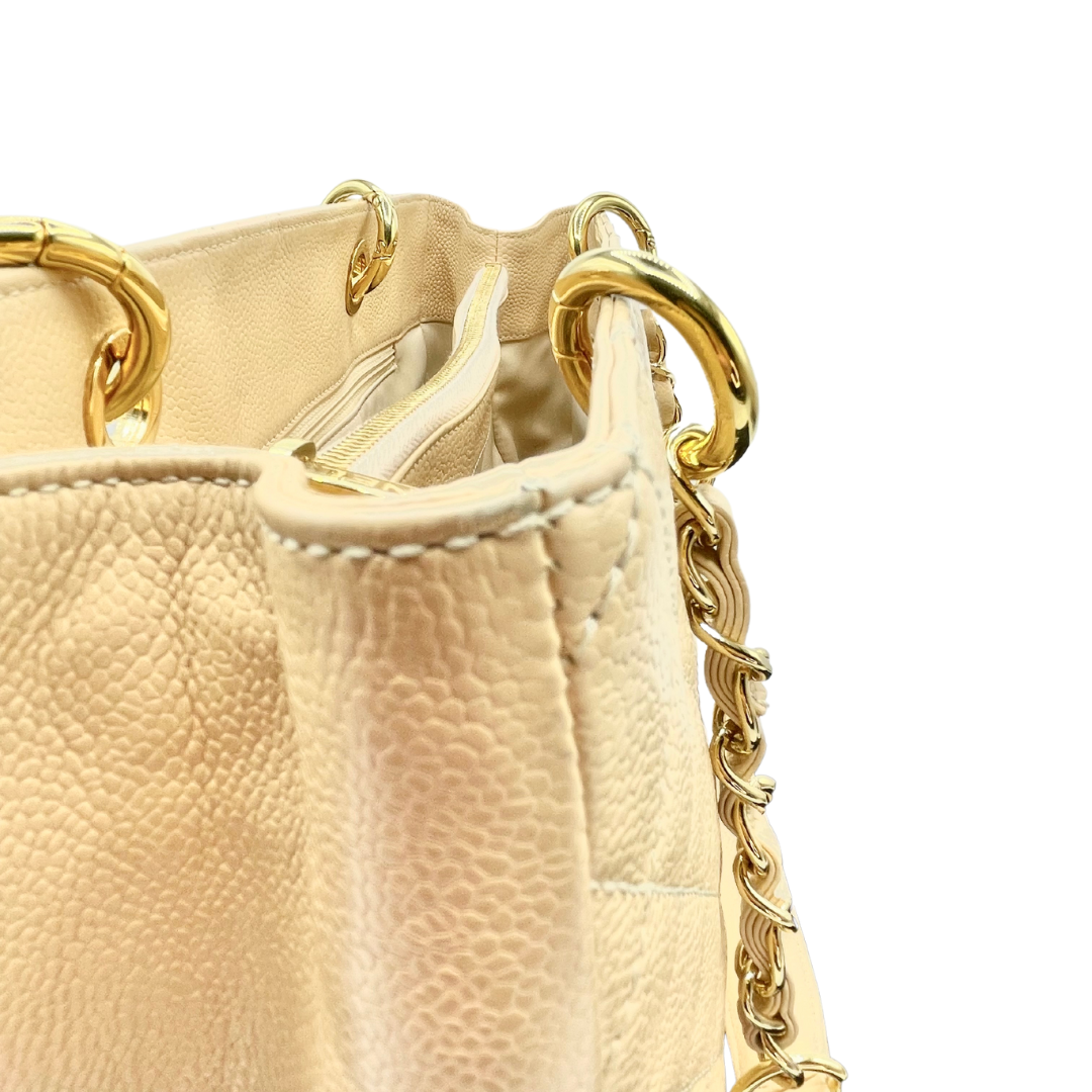 Chanel Grand Shopping Tote Bag Beige